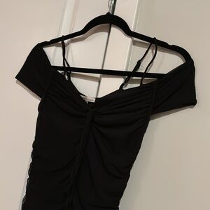 Charlotte Russe Black Mesh Dress